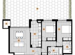 Apartamento T2 com terraço - Piso 0 - Fração B